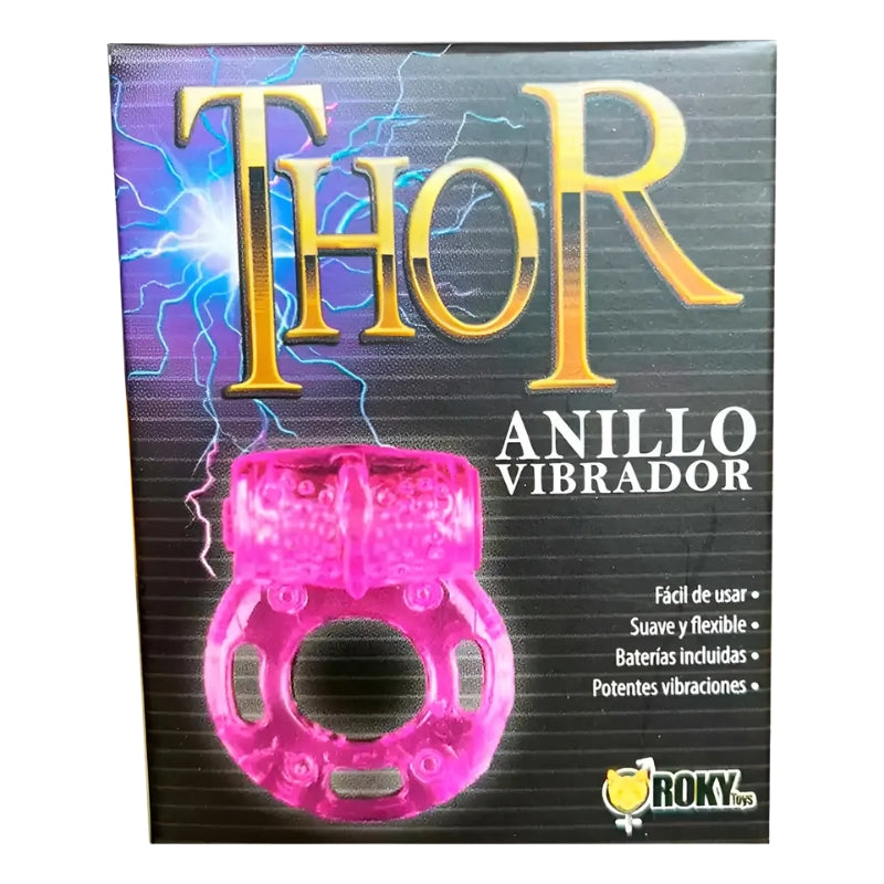 Anillo Vibrador Thor de Roky Toys – Potencia y Placer para Ambos