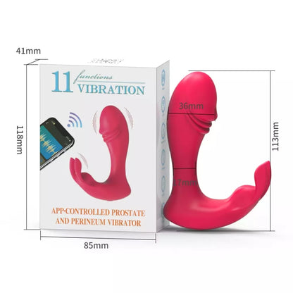 Estimulador de Clitoris con Penetracion - 11 Modos de Vibracion para Placer Dual