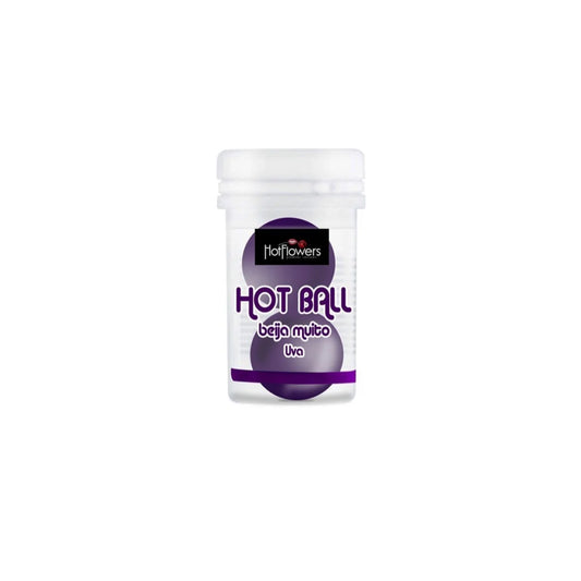 Lubricante Hot Ball Sabor a Uva Hotflowers
