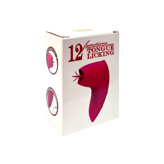 Vibrador Tongue Licking 12 Modos de Lamido Recargable – Silicona Médica